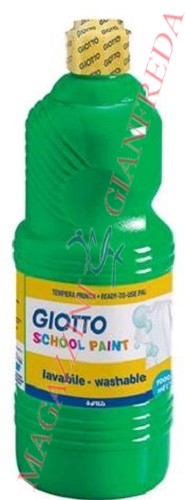 GIOTTO SCHOOLPAINT TEMPERA PRONTA FLACONE ML. 250  VERDE